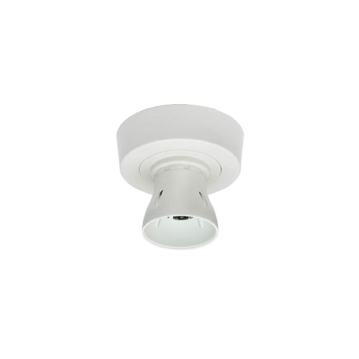 Batten lampholder T2 whi loop in out