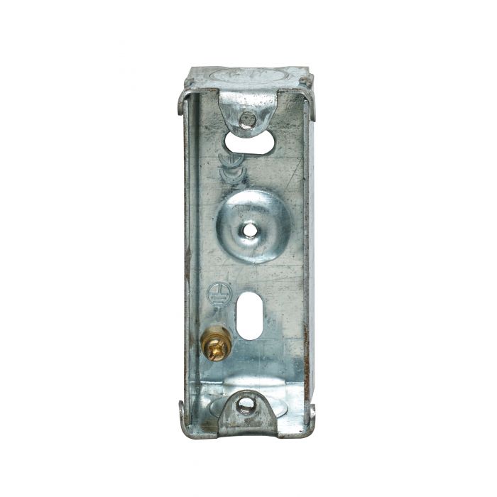 1 Gang 28mm Steel Architrave Switch Back Box