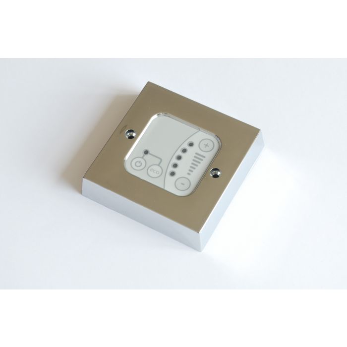 Towel rail energy controller run back timer 800W chrome