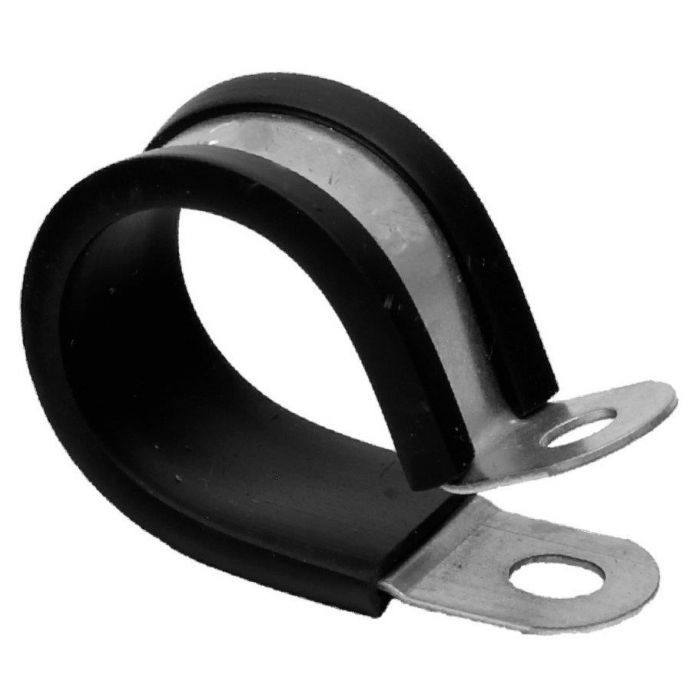 Steel/Rubber Conduit Fixing Clip 20mm