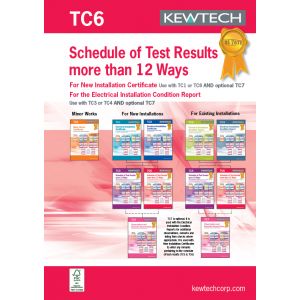 18th Edition Certification Book - Test & Inspection (3 phase)