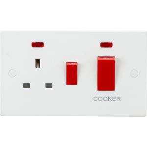 Cooker Control Unit + Neon 45A Whi