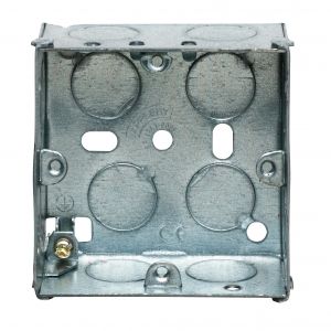 1 Gang 35mm Steel Switch &amp; Socket Back Box
