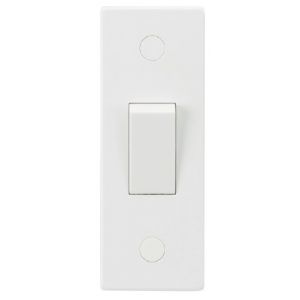 Architrave Switch 1G 2Way 6A Whi