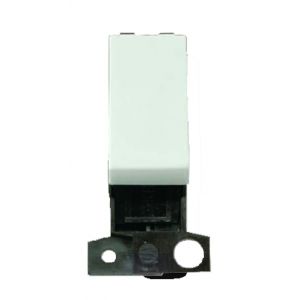 Modular Switch Plates - 2 way 10AX switch - polar white