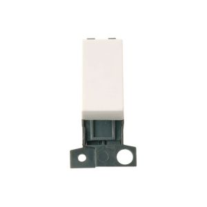 Modular Switch Plates - 2 Way 10A retractive switch - polar white