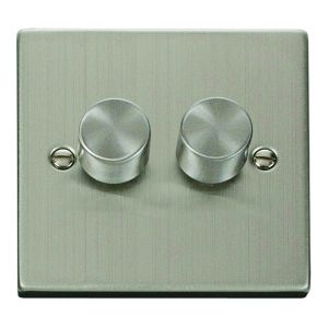 Dimmer Switches - 2 gang 2 way 400W