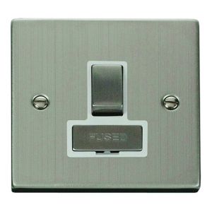 13A Switched Amp Fused Connection Unit - white insert