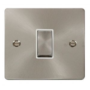 1 gang 2 way 10AX switch - white inserts