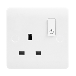 13A 1 Gang Zigbee Smart Switched Socket Outlet
