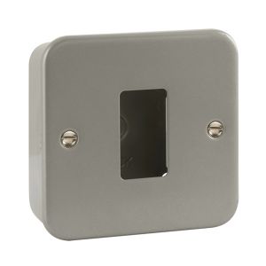Metal Clad Surface Cover Plates - 1 gang