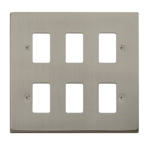 Stainless Steel Cover Plates - 9 gang