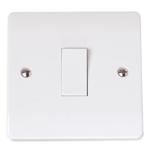 10AX Plate Switches - 1 gang intermediate 