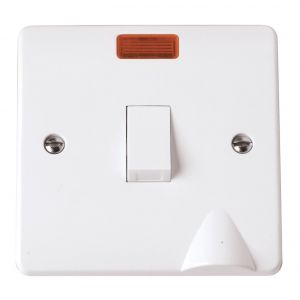 20AX DP Plate Switches with flex outlet &amp; neon
