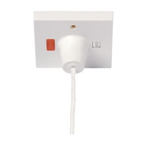 Ceiling switch 50A DP white
