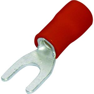 Pre-Insulated Terminals Fork - 3.7mm red