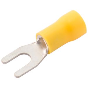 Pre-Insulated Terminals Fork - 4.3mm yellow