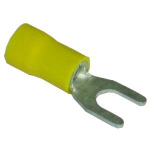 Pre-Insulated Terminals Fork - 5.3mm yellow