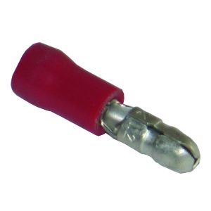Pre-Insulated Terminals Bullet - Male 4mm red