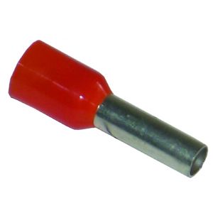 Single Entry Bootlace Ferrules - 4.0mm (Qty 100) - Orange