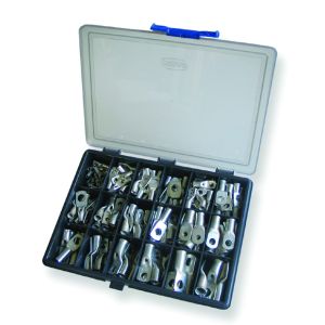 Terminal Kit Boxes - Selection of 15 copper tube terminals 6mm to 50mm (Qty 205)