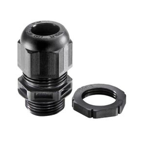 IP68 Nylon Cable Glands - 50mm (Qty 5) - Black