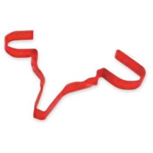 Stag Clips - Holds 2 x 6-8mm cable (Qty 50) - red