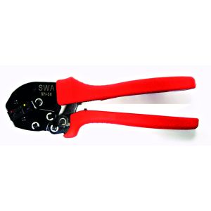 Ratchet crimp tool for pre-insulated terminals 0.5mm - 6mm