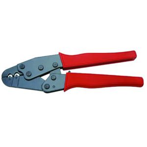 Ratchet crimp tool for uninsulated terminals 10mm - 16mm