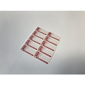  Fail test labels small 35 x 15mm Pk50