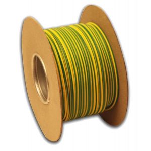 100M Drums - 2mm green / yellow sleeving
