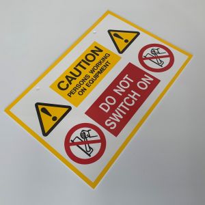 Caution Persons Working Sign - 150 x 225mm Pk1