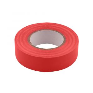 Red PVC tape 19mm x 33m rolls 