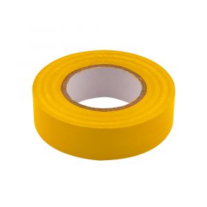 Yellow PVC tape 19mm x 33m rolls 