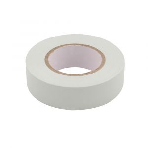 White PVC tape 19mm x 33m rolls 