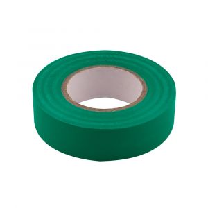 Green PVC tape 19mm x 33m rolls 