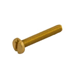 Brass panhead machine screws M4 x 25mm