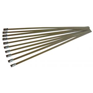 Stainless Steel Cable Ties - 200 x 4.6mm (Qty 100)