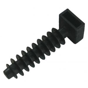 Wall Plug Ties &amp; Bases - Wall plug fixing base (Qty 100) 6mm dia.