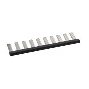 10 Way Insulated Comb Busbar - Connection comb 10 way for 6mm_ terminal