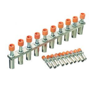 Jumper Bars - 10 Way Insulated Shorting Links - 10 way for 6mm_ terminal