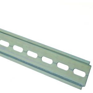 Top hat DIN rail slotted 2m length