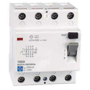  RCD - 4 pole 100A 300mA, 10kA 
