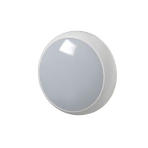 10W LED Emergency Bulkhead + Microwave Sensor - White
