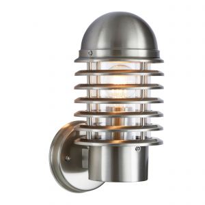 Louvre wall light stainless steel E27 
