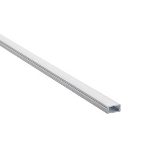 Aluminium slim surface profile for LED strip 17x9mm 2M length
