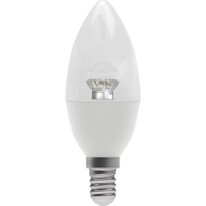 4W LED Clear Candle - Dimmable - SES/E14 2700K, 30,000 hrs, 250 lumens