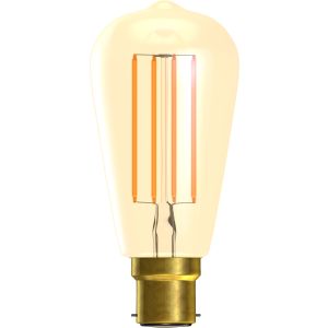 4W LED Vintage Squirrel Cage - Dimmable - BC/B22 2000K, 15,000 hrs