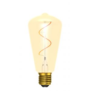 4W LED Vintage Soft Coil Filament Lamp - Squirrel Cage/ES