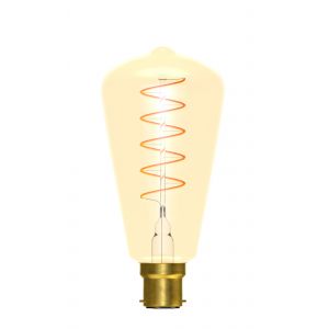 4W LED Vintage Soft Coil Filament Lamp - Squirrel Cage/BC